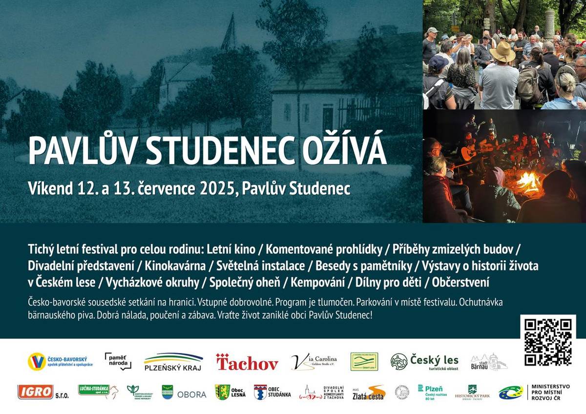 Česko-bavorské sousedské setkání na hranici  12. a 13.7.2025 tichý letní festival pro celou rodinu