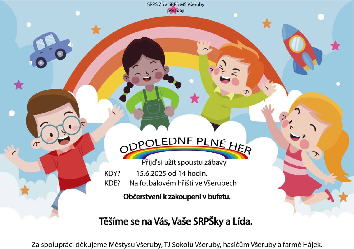 Dne 15. 06. 2025 se na fotbalovém hřišti konalo odpoledne plné her.