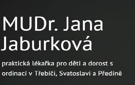 Dětská ambulance bude provozována v Předíně do konce srpna 2025. Od září bude fungovat jen ambulance v Třebíči. Pacienti zůstanou automaticky dál v péči MUDr. Jabůrkové.