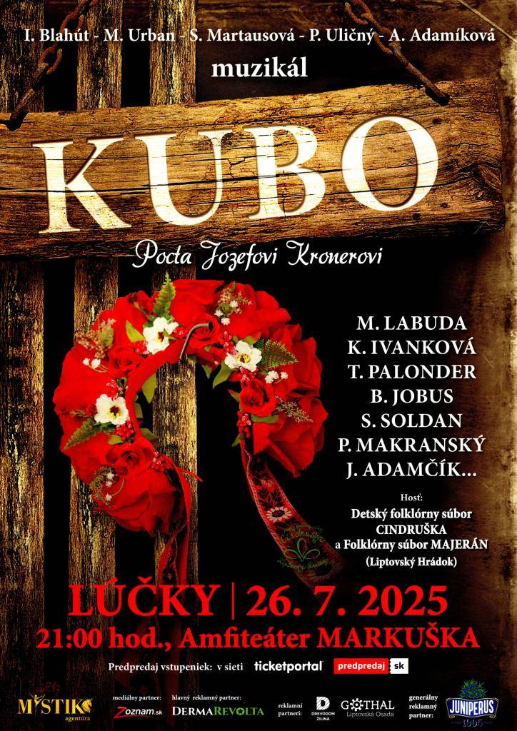 Muzikál KUBO 26.07.2025 Amfiteáter Markuška LÚČKY