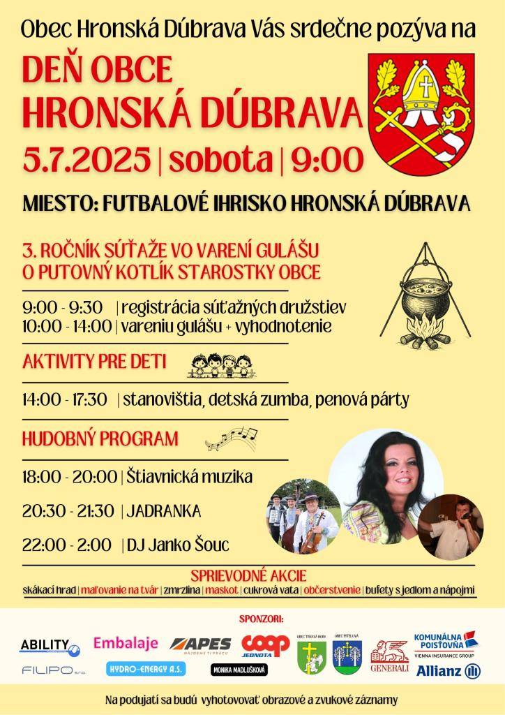 Deň obce Hronská Dúbrava