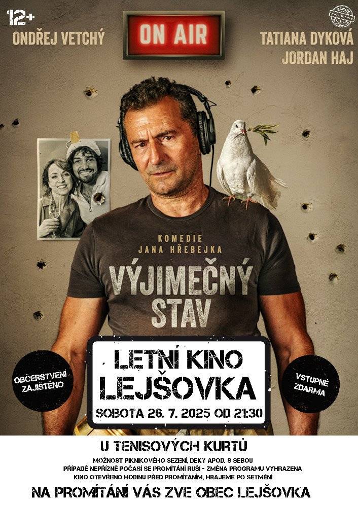 Zveme vás do letního kina 26.7.2025