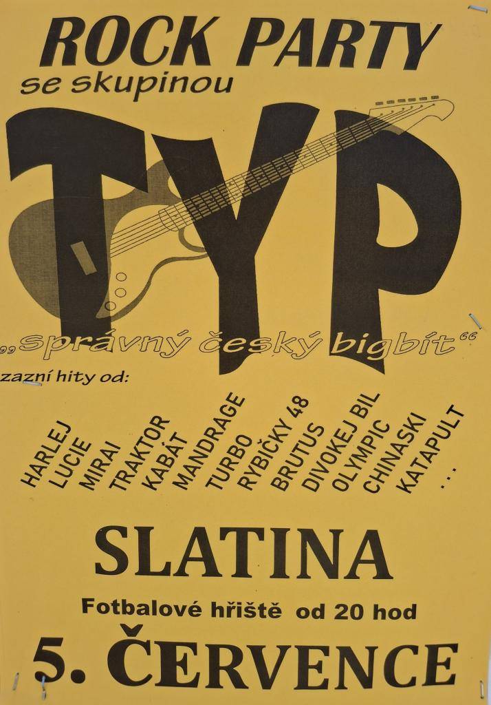 - sobota 5. července od 20 hod. na hřišti