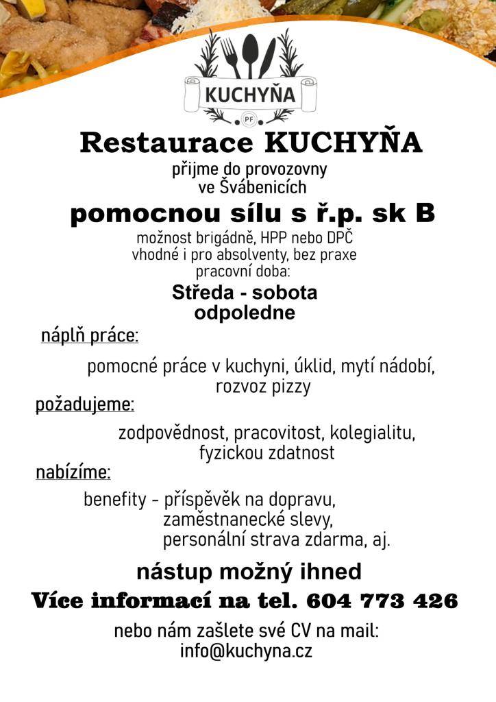 pomocná síla v kuchyni