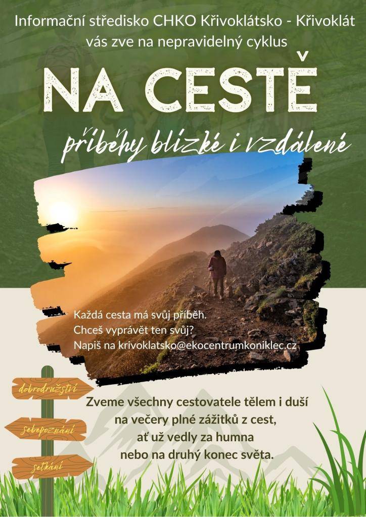 1. 7. od 17 hodin - vernisáž výstavy fotografií ANNY FUCHSOVÉ - KRÁLOVSKÝM HVOZDEM (výstava od 2.7. do 28.8.2025)  2. 7. od 18 hodin - první setkání z cyklu cestovatelského povídání NA CESTĚ - příběhy blízké i vzdálené   více viz plakáty