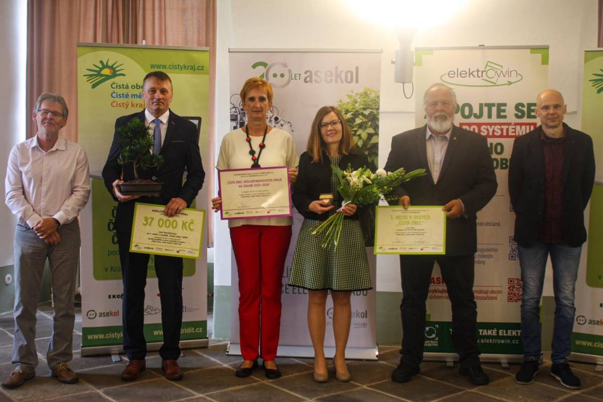 Soutěž Čistá obec zná své vítěze za rok 2024. V kategorii od 301 do 2000 obyvatel opakovaně vítězí Vernéřovice.