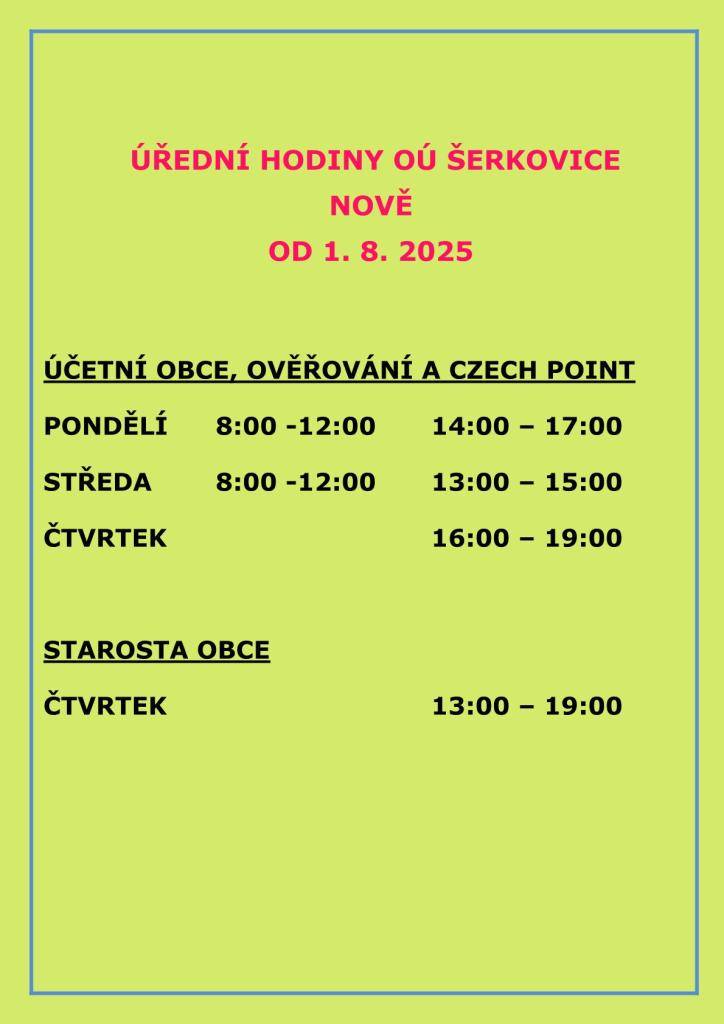 změna od 1. 8. 2025