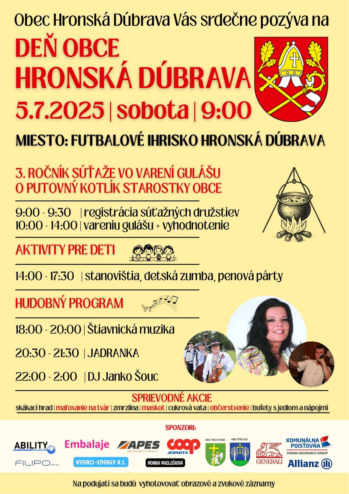 Srdečne všetkých pozývame!