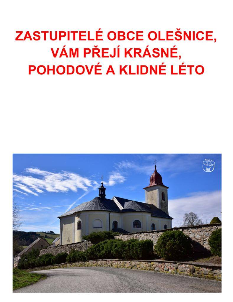 Zastupitelé Vám přejí krásné léto