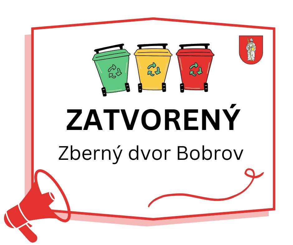 Oznamujeme občanom, že Zberný dvor v našej obci bude 5. júla 2025 ZATVORENÝ.