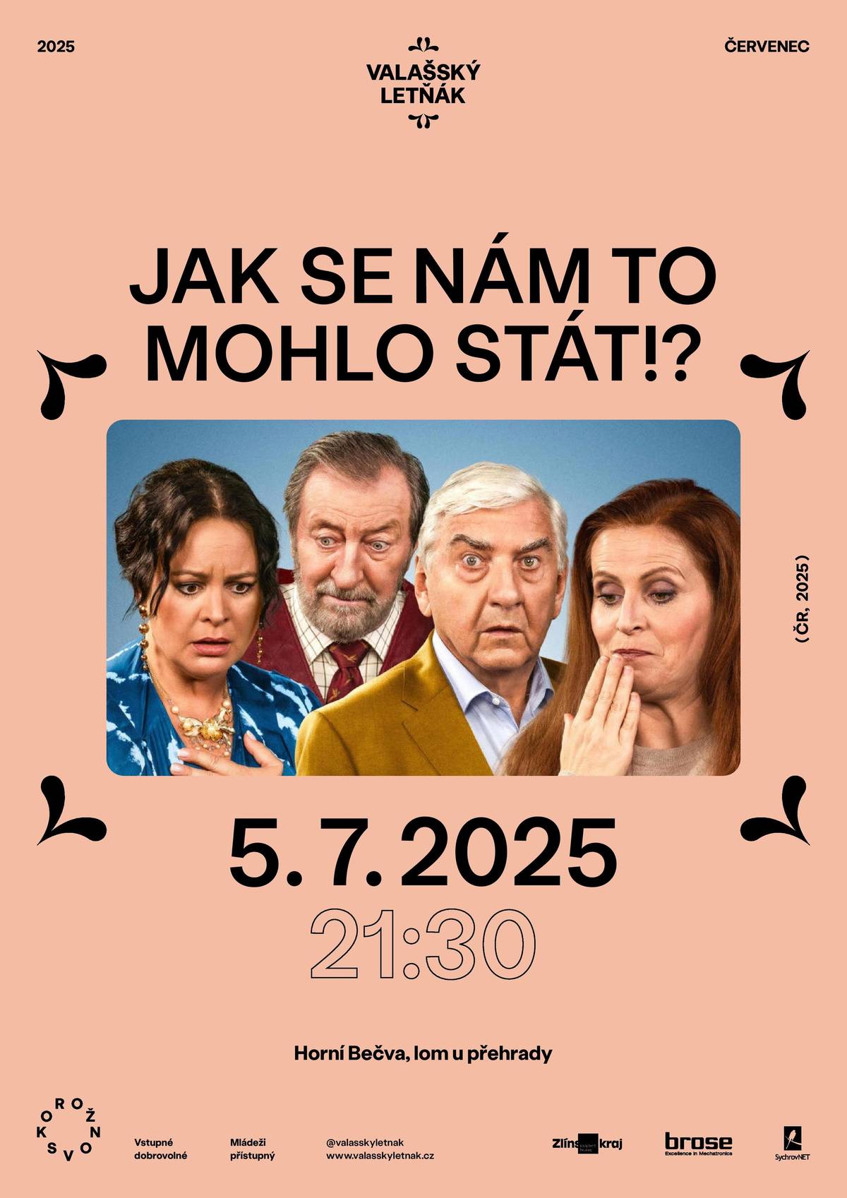 Chcete si odpočinout a pořádně se zasmát? Tak přijďte na promítání komedie JAK SE NÁM TO MOHLO STÁT? Režisér Petr Zahrádka přináší vtipný příběh dvou zcela rozdílných rodin, jejichž životy obrátí naruby jedno nečekané genetické odhalení.  Komedie, Česko, 2025, 100 min Lom u přehrady Horní Bečva Vstupné dobrovolné