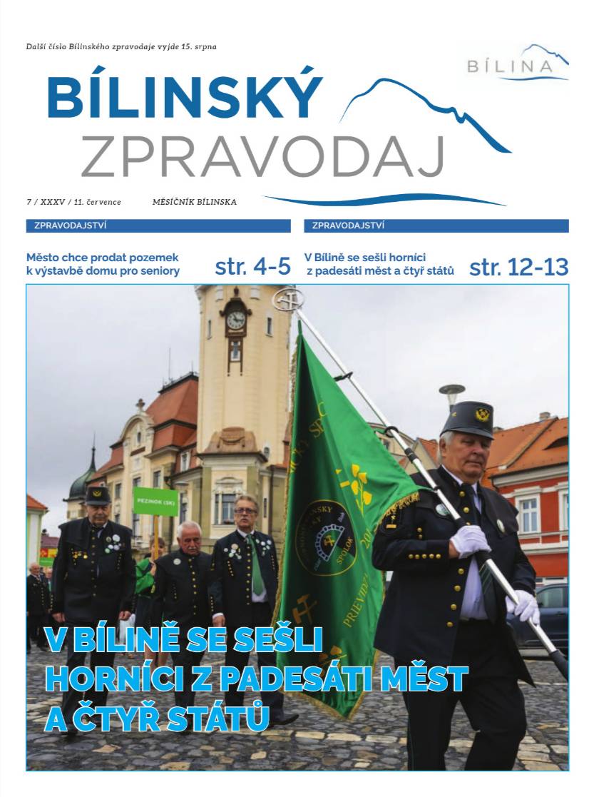 Vážení občané,        v tomto týdnu vychází červencový Bílinský zpravodaj, který standardně dostáváte do Vašich schránek.   Pro uživatele Mobilního rozhlasu je však zpravodaj k dispozici v elektronické podobě jako CHYTRÝ ZPRAVODAJ, který si můžete v elektronických zařízeních pohodlně prolistovat a využívat aktivní odkazy.     V aktuálním vydání zpravodaje například naleznete rozhovor starostky města o výstavbě domu seniorů  v areálu Hornické nemocnice s poliklinikou. Zpětně se také ohlédneme za povedeným setkáním horníků aneb Bílinské krušení 2025, které se uskutečnilo na začátku června za účasti horníků z 50 měst a 4 států.  Mnohem více o dění v Bílině však naleznete uvnitř aktuálního vydání Bílinského zpravodaje. Přejeme příjemné počtení  CHYTRÝ BÍLINSKÝ ZPRAVODAJ