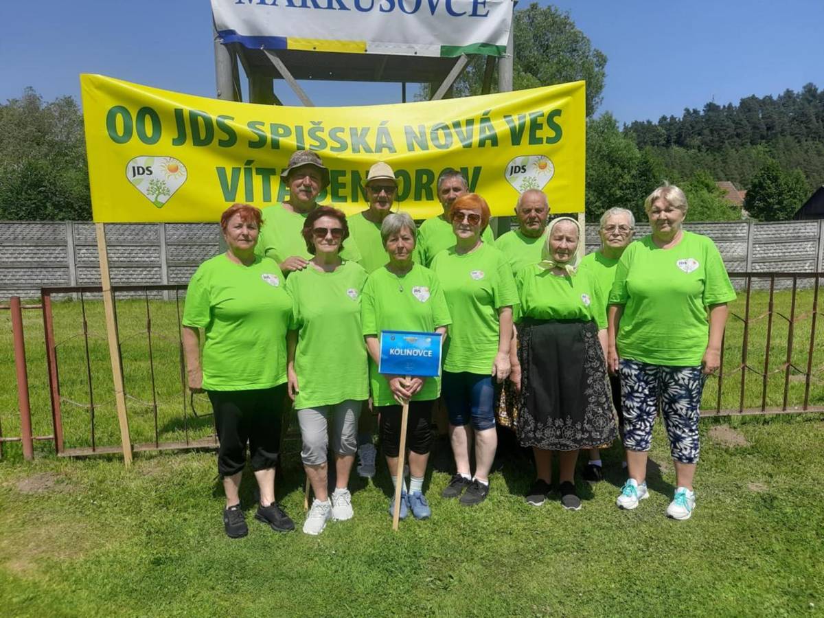 Členovia JD Kolinovce sa zúčastnili 19.ročníka Športových hier seniorov, tento rok v Markušovciach