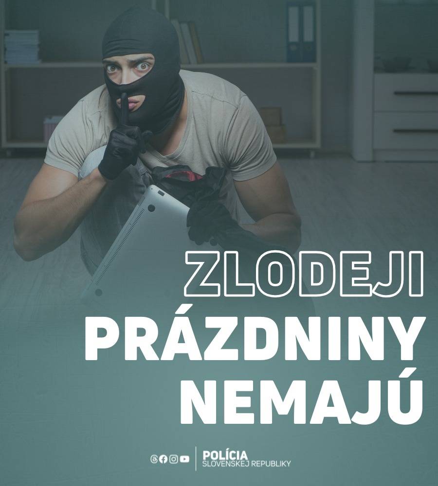 Ministerstvo vnútra upozorňuje občanov na dôležitosť zabezpečenia domácnosti pred dovolenkami, aby minimalizovali riziko vlámania. Poskytujú rady týkajúce sa zabezpečenia okien, dverí a použitia elektronických systémov na ochranu majetku.
