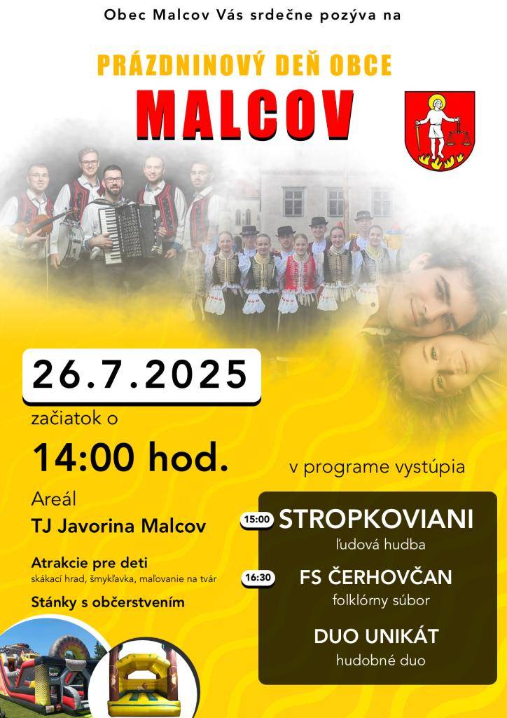 26.7.2025 začiatok o 14:00 hod.