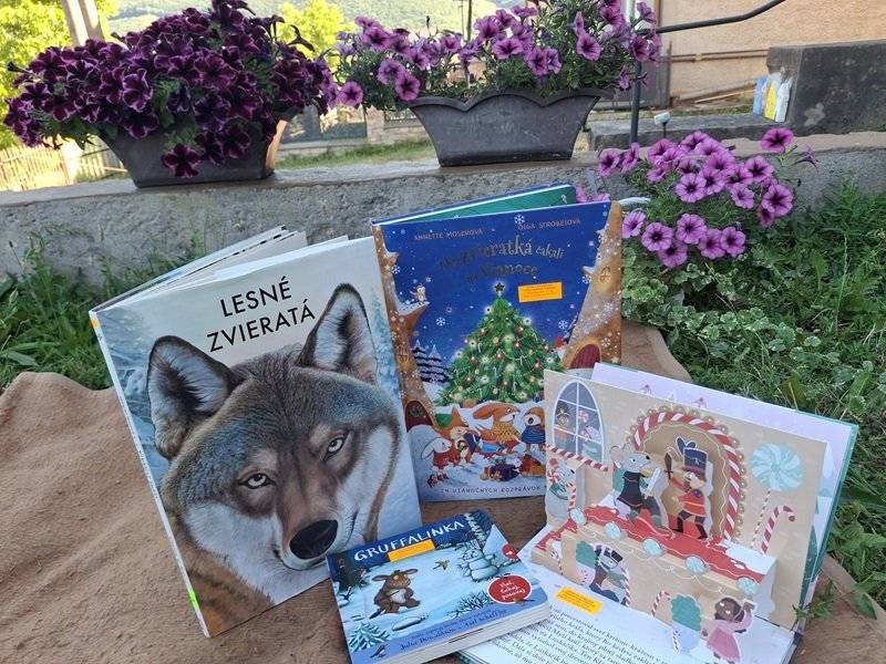 Knihy pre deti: Lesné zvieratá, Gruffalinka, Ako zvieratká čakali na Vianoce, Luskáčik