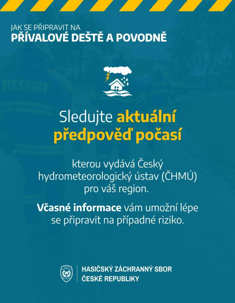 Informace Hasičského záchranného sboru ČR