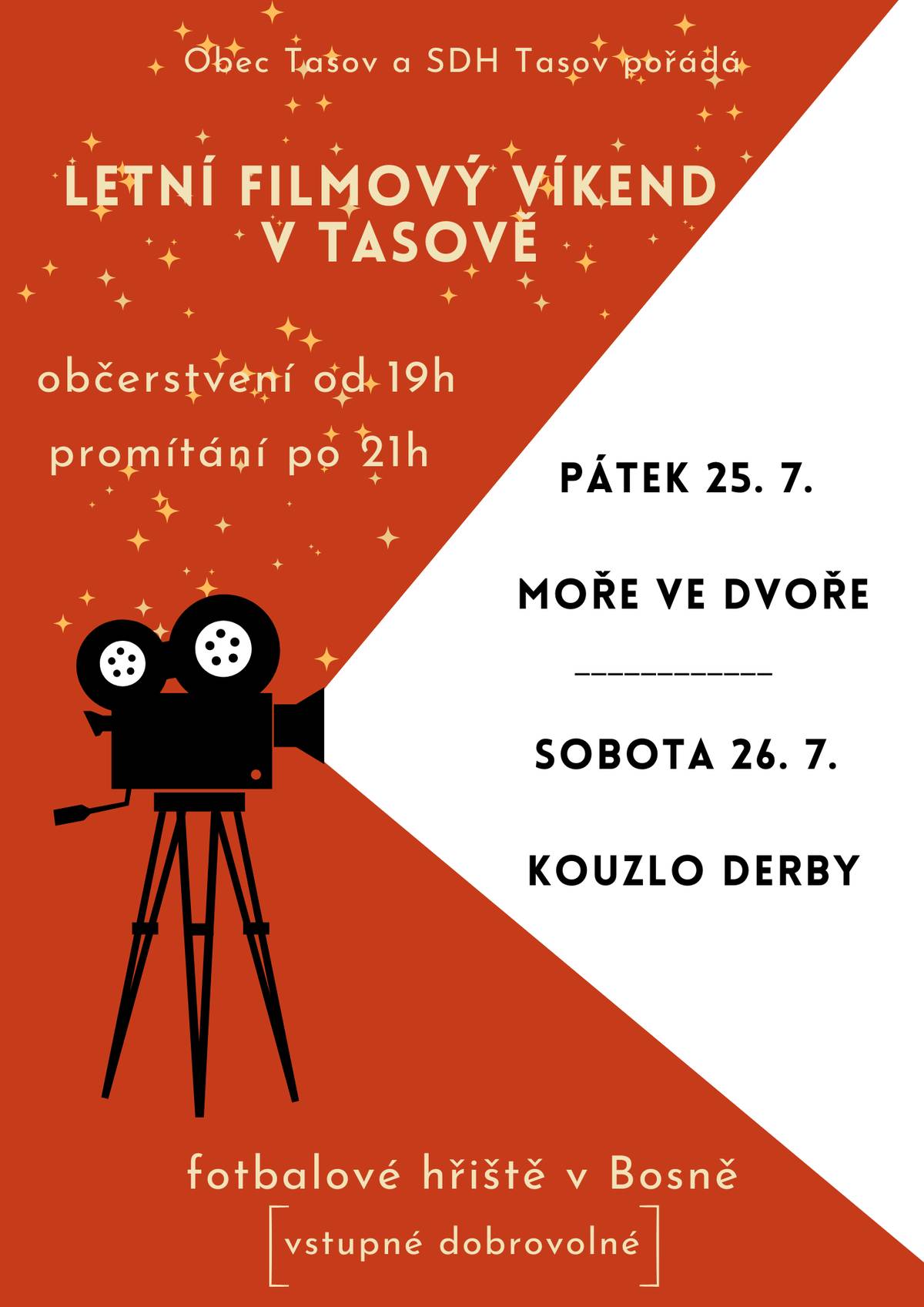 Filmová anketa je u konce a máme vítěze – vaše hlasy poslaly na výsluní Moře ve dvoře💙a Kouzlo derby⚽. Jednou letní romantika, podruhé fotbalová vášeň! Obě novinky spojuje legenda českého filmu Jiří Langmajer, takže charisma zaručeno. Promítání se blíží, popcorn je na skladě. Těšíte se? My jo!🧡