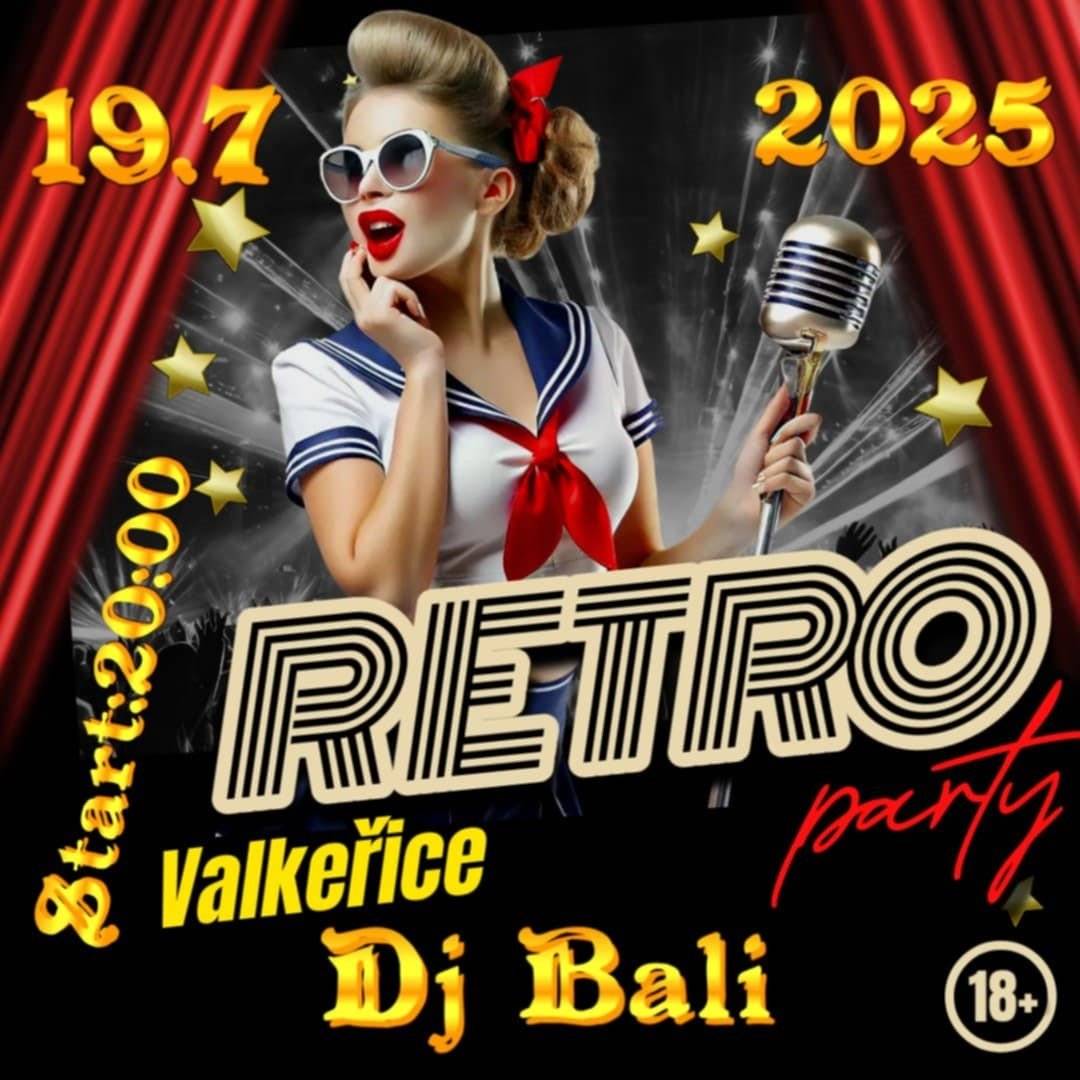 Srdečně zveme všechny Valkeřické občany na "Retro párty," která se bude konat 19.07.25 od 20:00 na sále v dolní hospodě ve Valkeřicích. Bude nám potěšením, přijdete-li se pobavit a případně si i zatančit. Bude zajištěno občerstvení i případný odvoz domů, požádáte -li o něj. Těšíme se na setkání. Obec Valkeřice