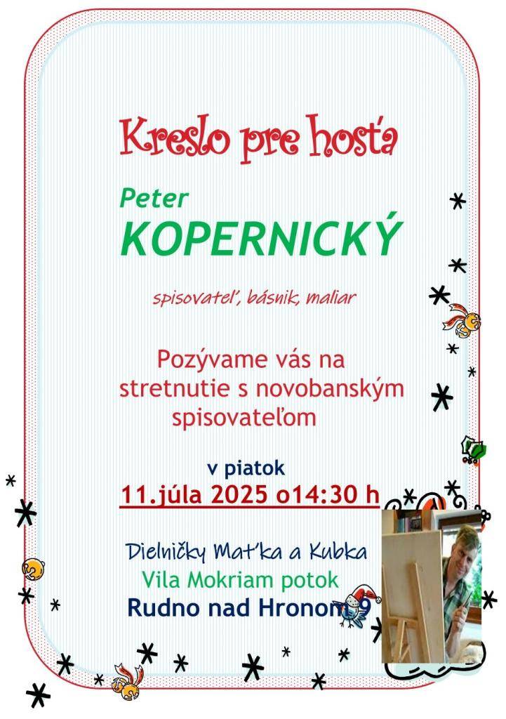 Posedenie s Petrom Kopernickým