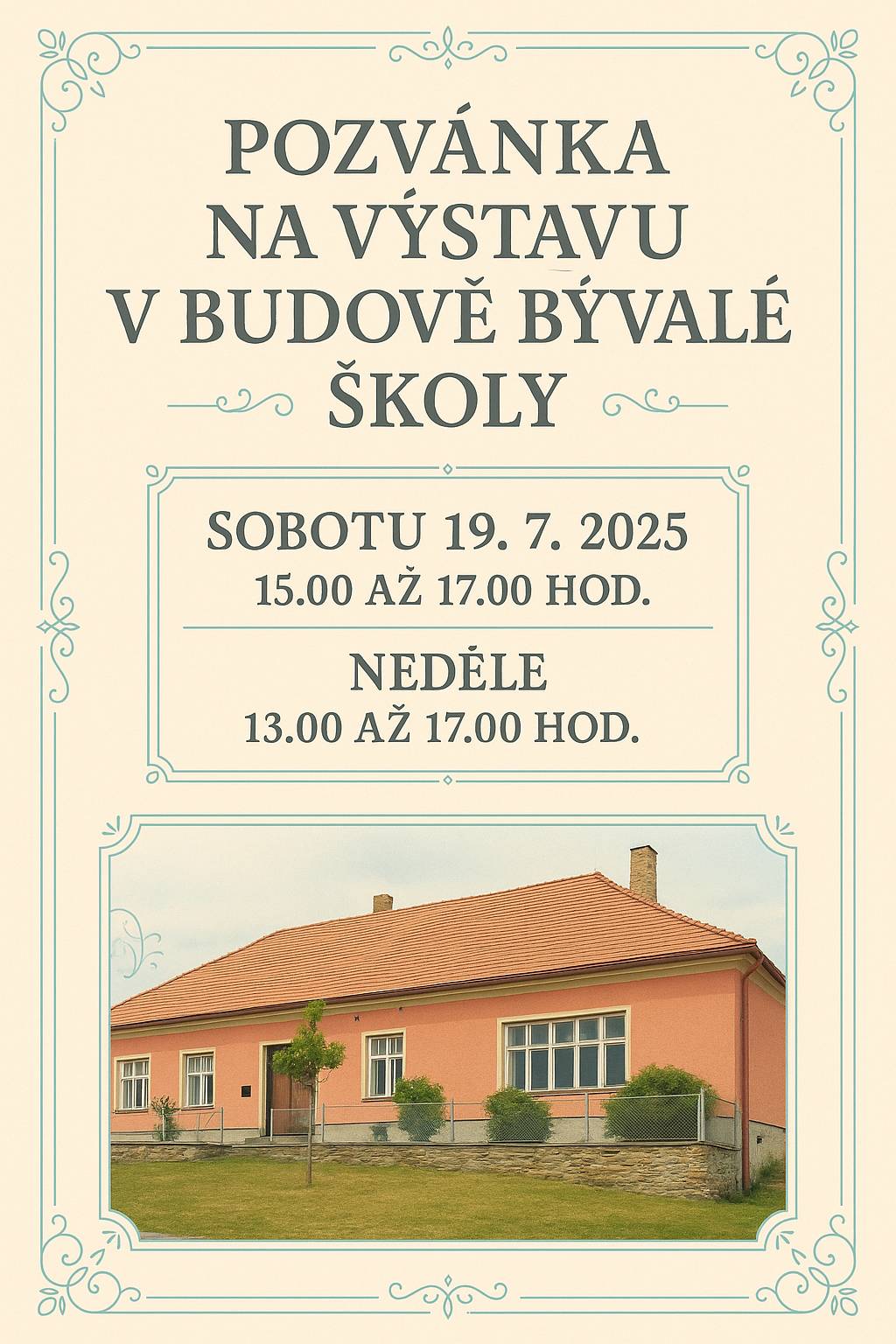 Výstava v budově bývalé školy