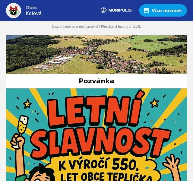 Teplička vás srdečně zve na LETNÍ SLAVNOST.