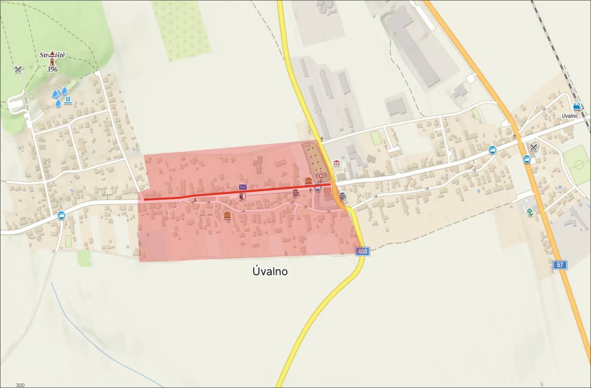 Firma realizující výstavbu chodníku nám poškodila hlavní řád vodovodu, musíme ihned odstavit část vodovodu, opět od L. Žitníka, velká i malá strana dolů ke kostelu... Poškození je velké, musíme tedy ihned vodu zastavit a závadu opravit.