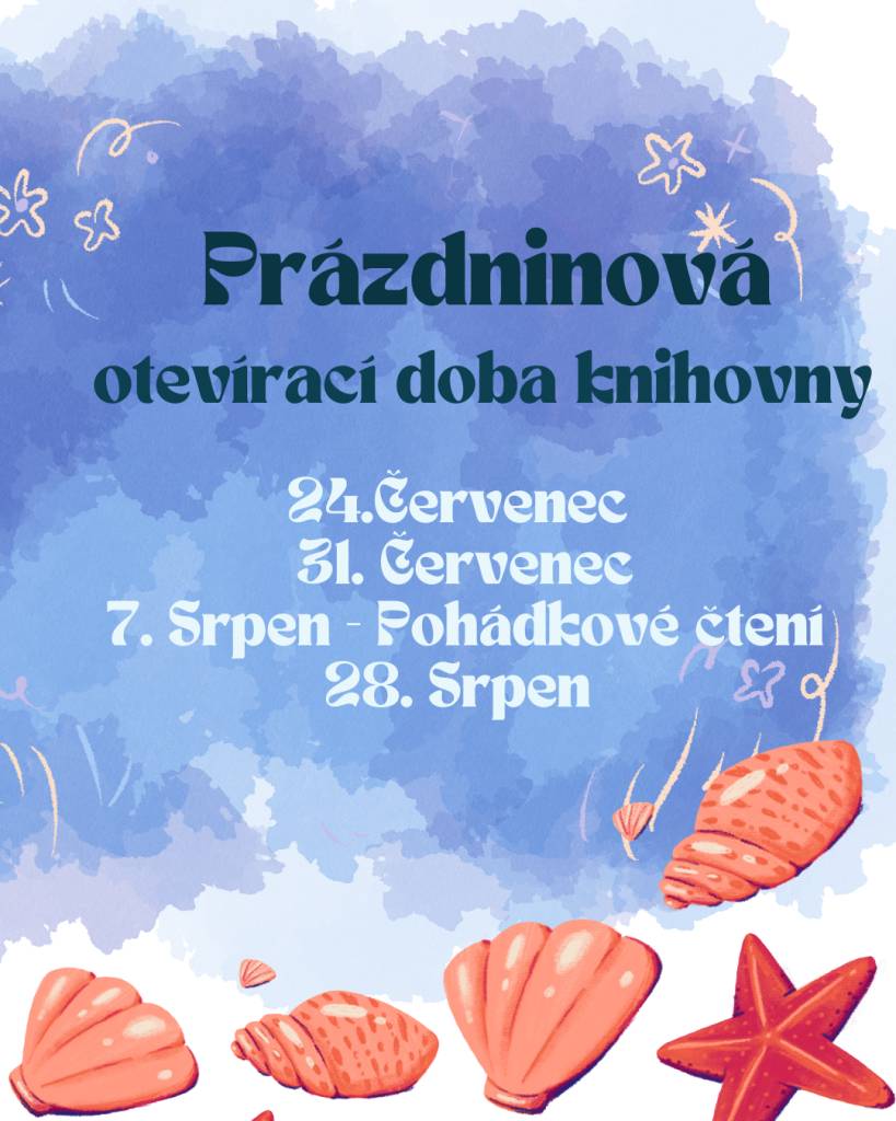 Otevírací doba knihovny během prázdni