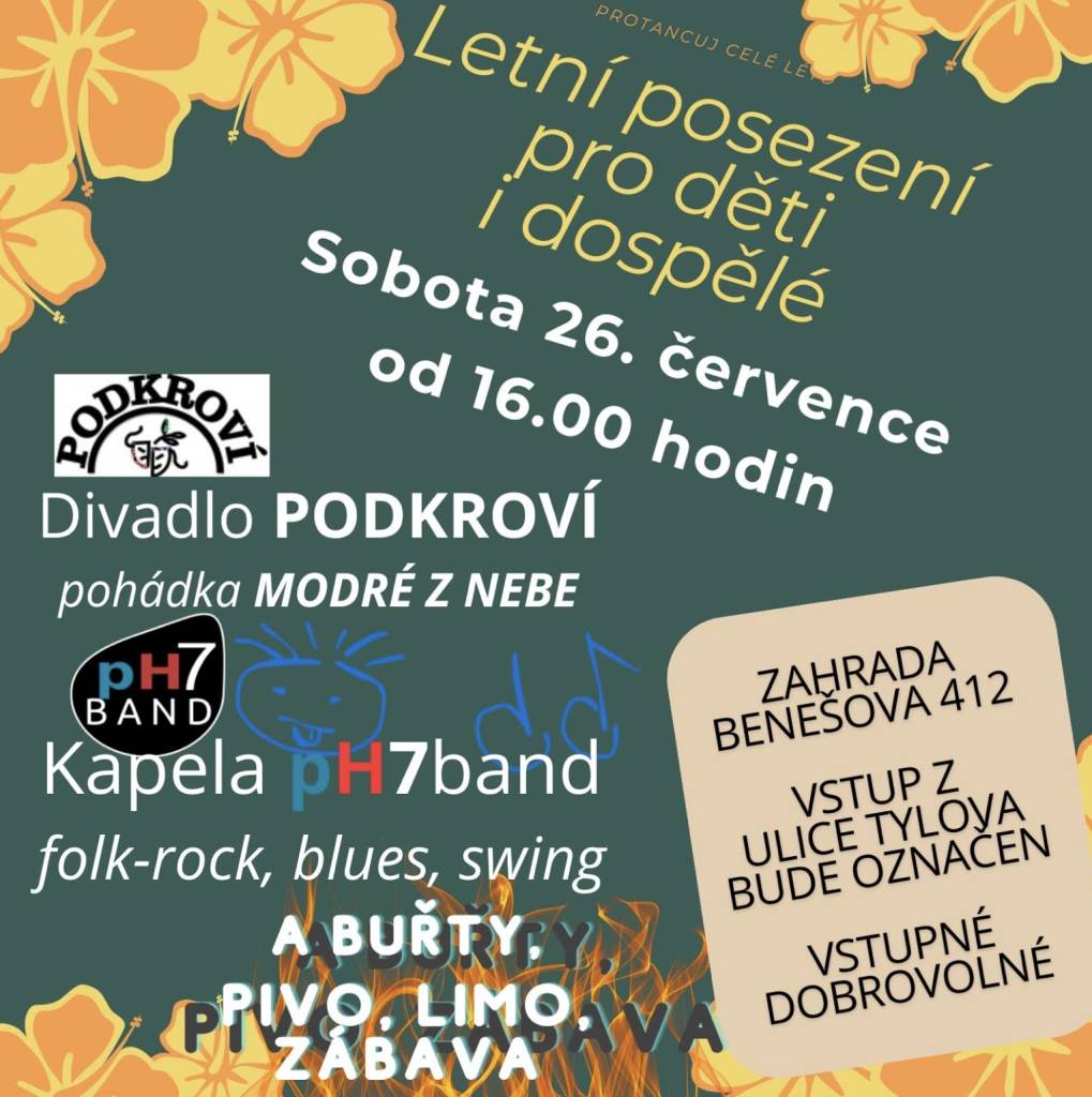 Letní posezení pro děti i dospělé