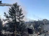 Následky ostřelování v Dobropillji v Doněcké oblasti