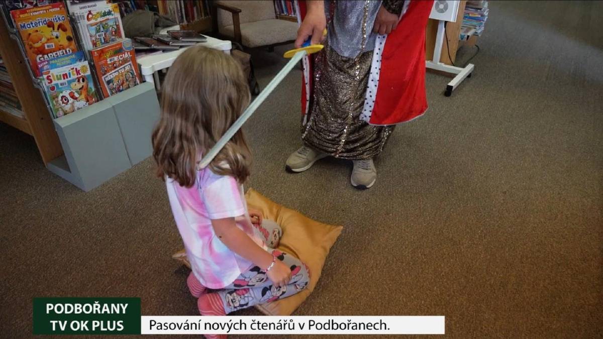 Aktuální videoreportáž z produkce TV OKplus Žatec byla právě zveřejněna na YouTube kanálu města Podbořany. Reportáž je z pasování nových čtenářů v Podbořanech.