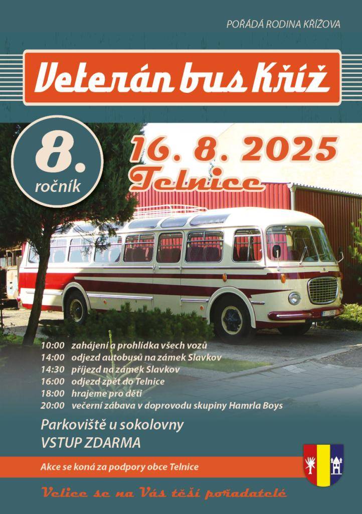 Sraz historických autobusů - Telnice, 16. 8. 2025.