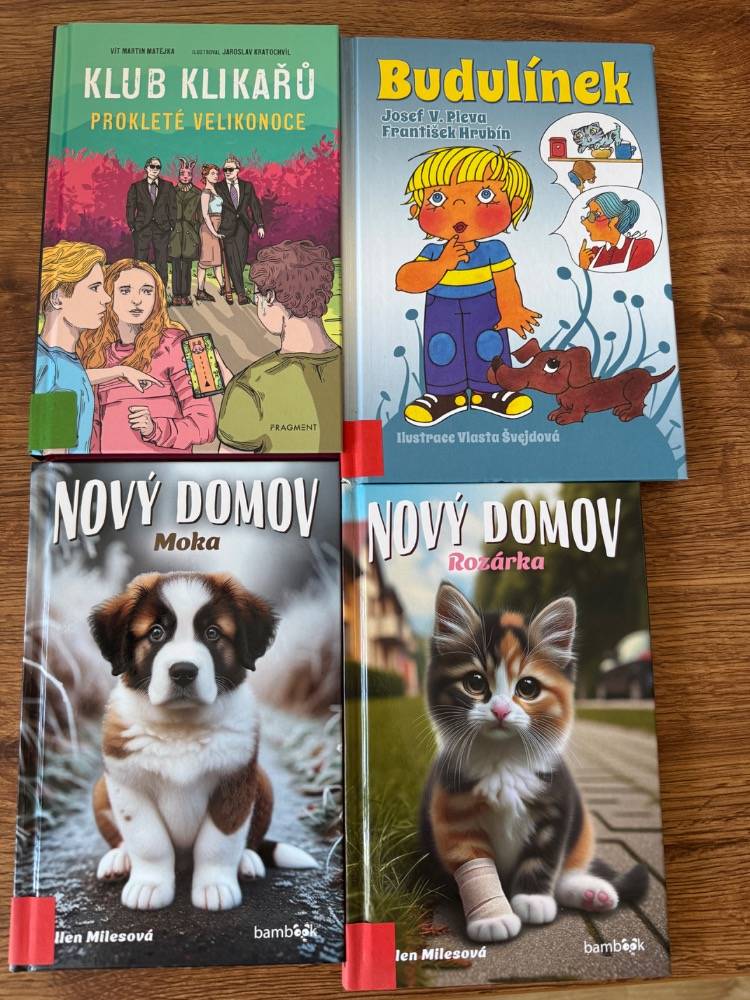 Děkujeme za další dary knih od našich spoluobčanů do místní knihovny.
