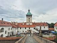 BTS stanice operátora O2 přímo uvnitř hradu Bouzov