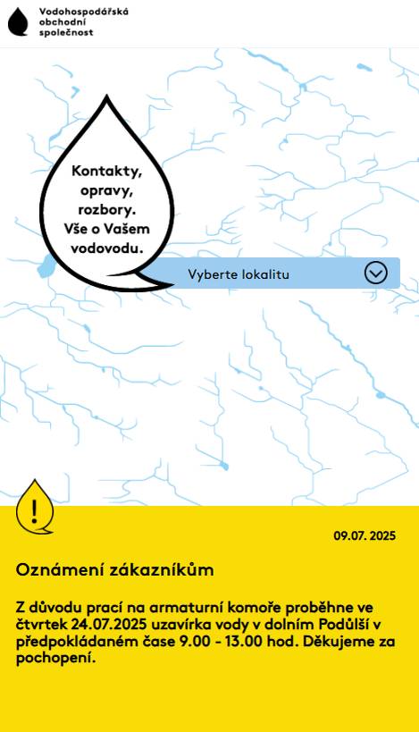 Vážení spoluobčané, dne 24.7.2025 nepoteče vodovod v částí obce Podůlší přibližně od hlavní silnice směr celé Dolní Podůlší v předpokládané době 9:00 až 13:00 vice viz obrázek níže. Zároveň informujeme, že v rámci úpravy vodovodu bude směrem k zemědělské společnosti po nějakou dobu omezen pohyb po chodníku.