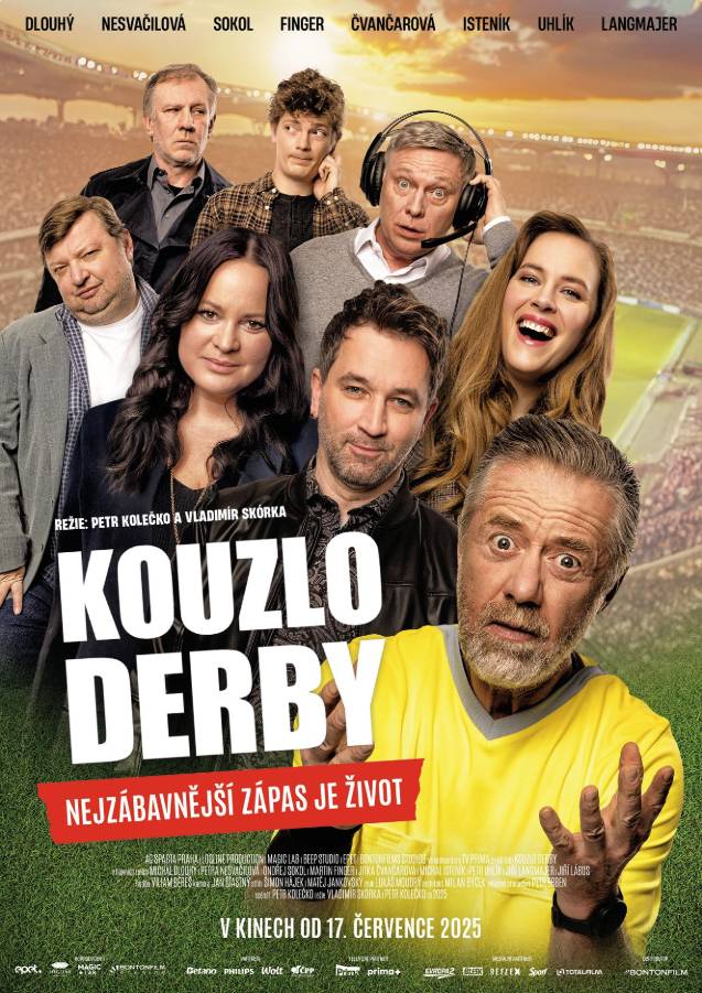 Vážení spoluobčané, zveme vás na promítání české komedie „Kouzlo derby", které se uskuteční ve středu 23.7. v 19 hodin v Kině Velké Losiny.