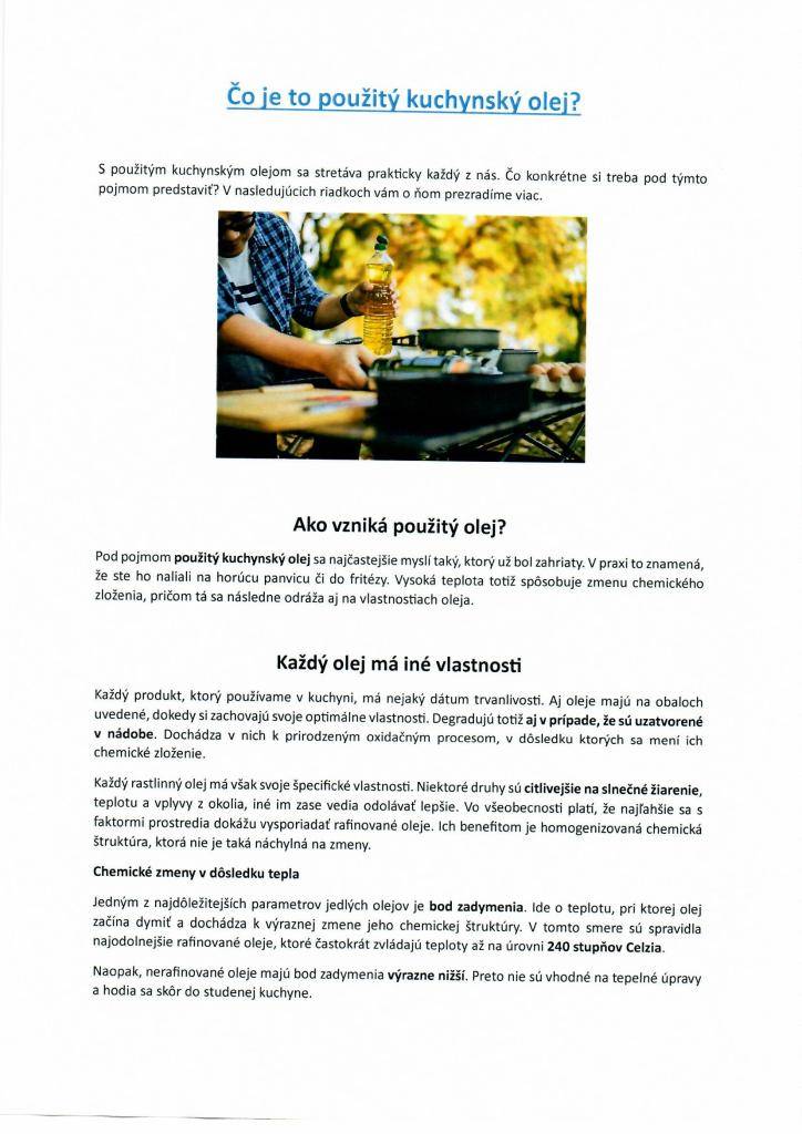 Čo je to použitý kuchynský olej