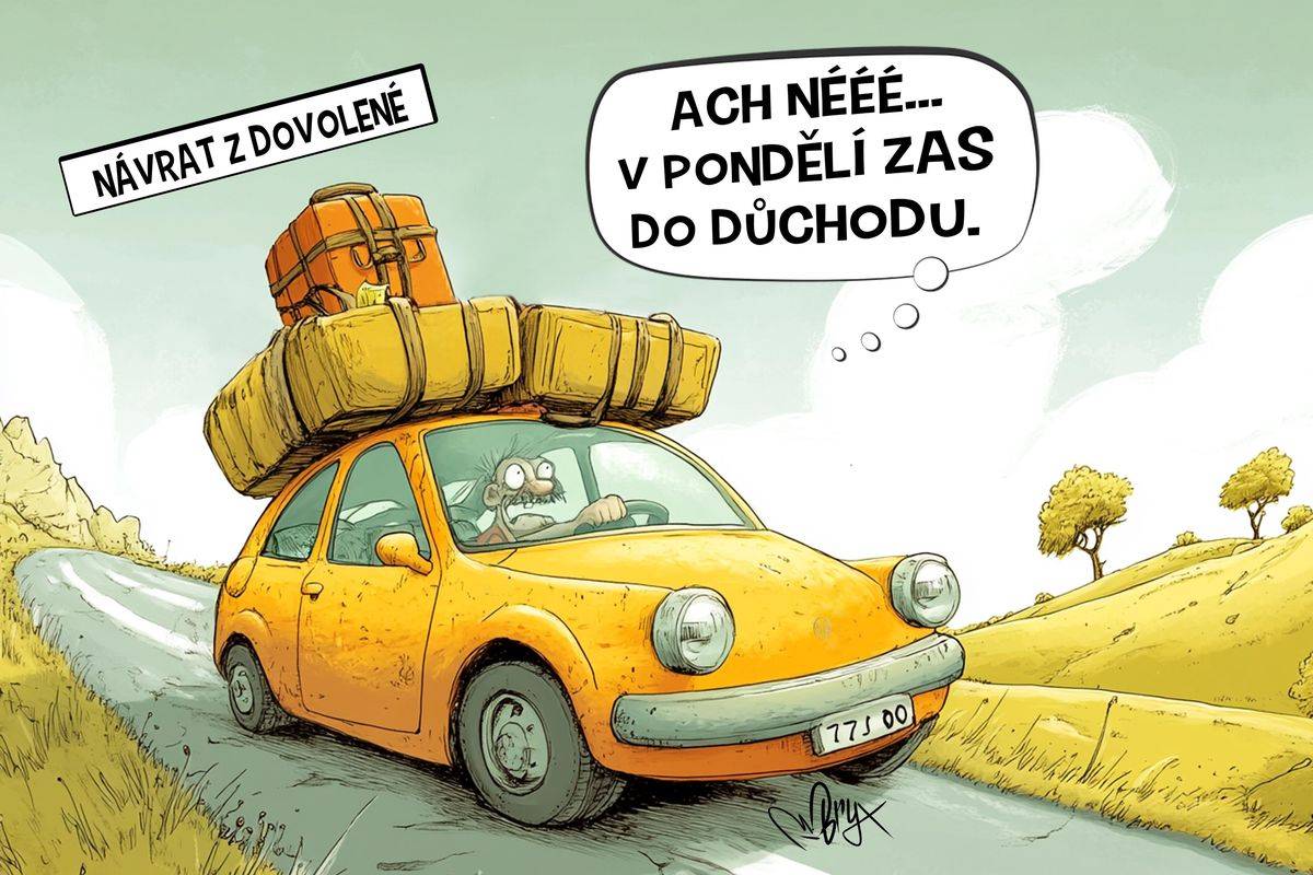 Konec dovolené: Důchodce a návrat k povinnostem