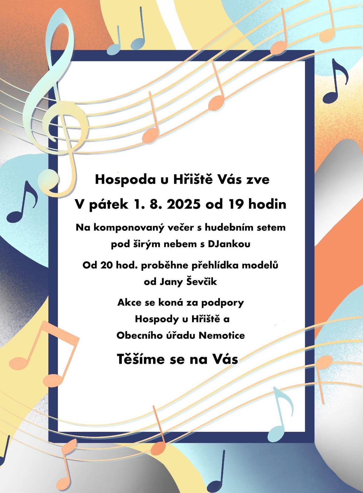 1.8.2025 - komponovaný večer - Hospoda u hřiště