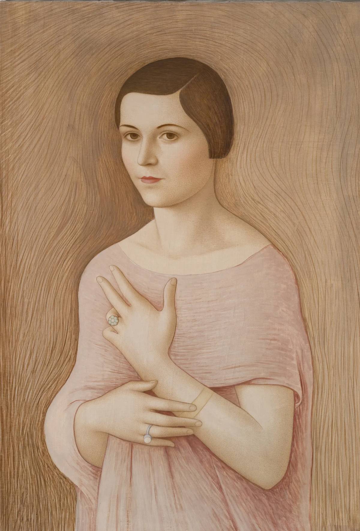 Jan Zrzavý, Portrét slečny Tydlitátové, 1932 (z expozice na zámku v Telči)