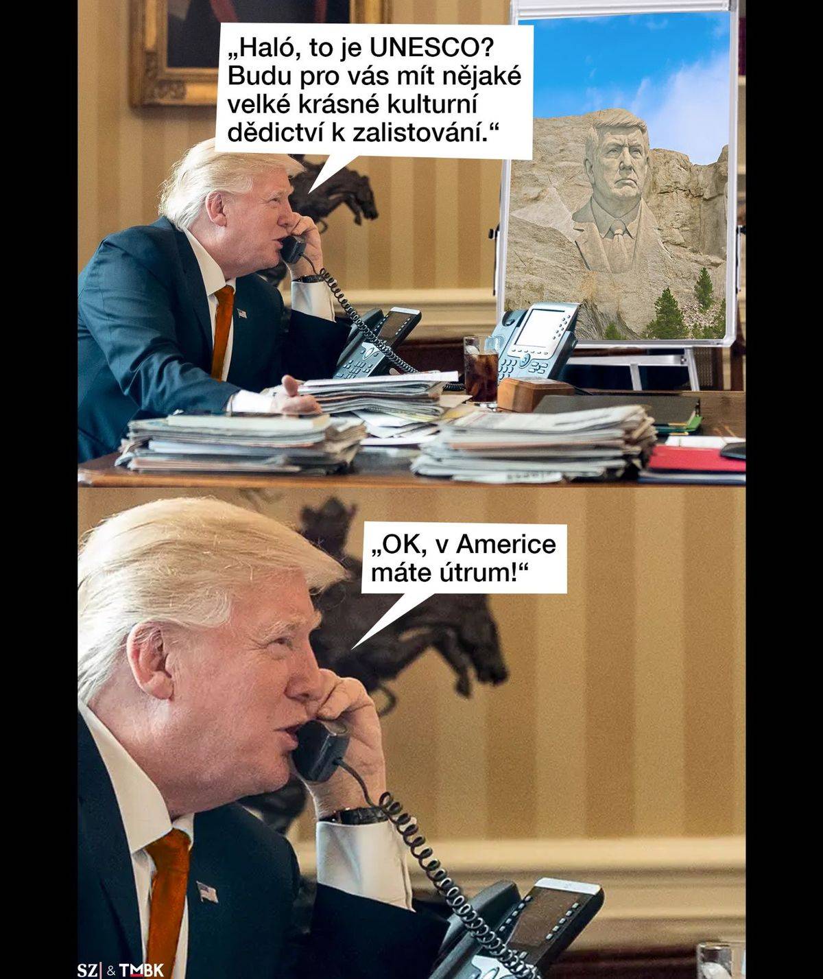 TMBK: Může za to ego. Toto je důvod, proč chce Trump pryč z UNESCO