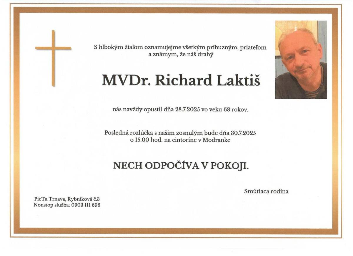 MVDr. Richard Laktiš