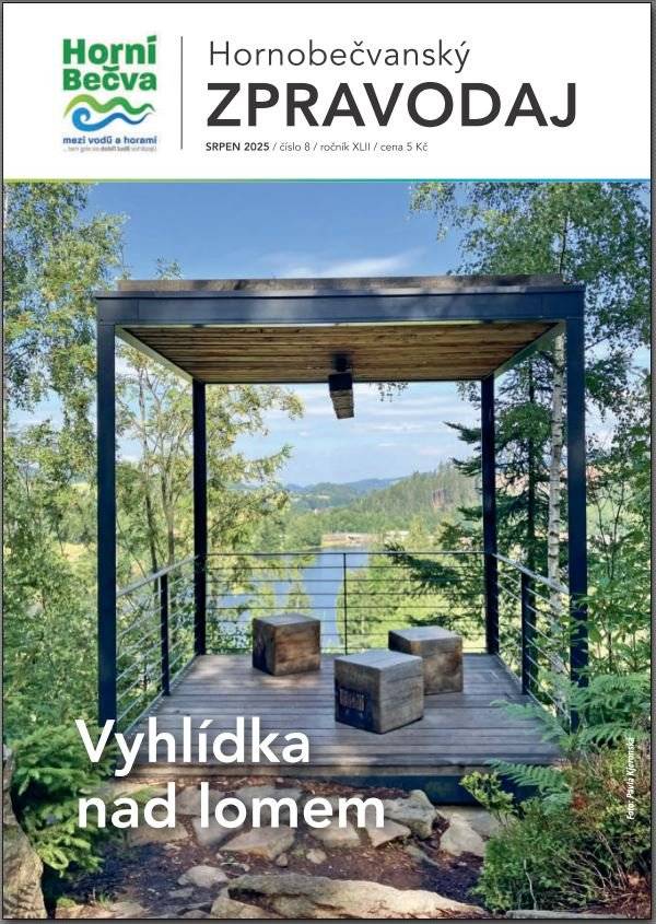 Přinášíme vám SRPNOVÉ ČÍSLO Hornobečvanského ZPRAVODAJE v novém kabátku! Kromě INFORMACÍ z obecního úřadu zde najdete také vyhodnocení soutěže KVETOUCÍ HORNÍ BEČVA, jak se celý rok měli JARÁŠCI NA BEČVÁCH, FOTOREPORTY Z LETNÍCH AKCÍ a také se dozvíte, co se chystá v měsíci SRPNU. Přejeme příjemné čtení!