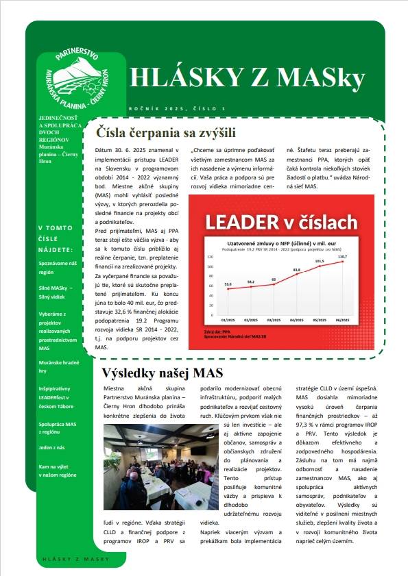 Nové vydanie spravodaja Hlásky z MASky. Príjemné čítanie.