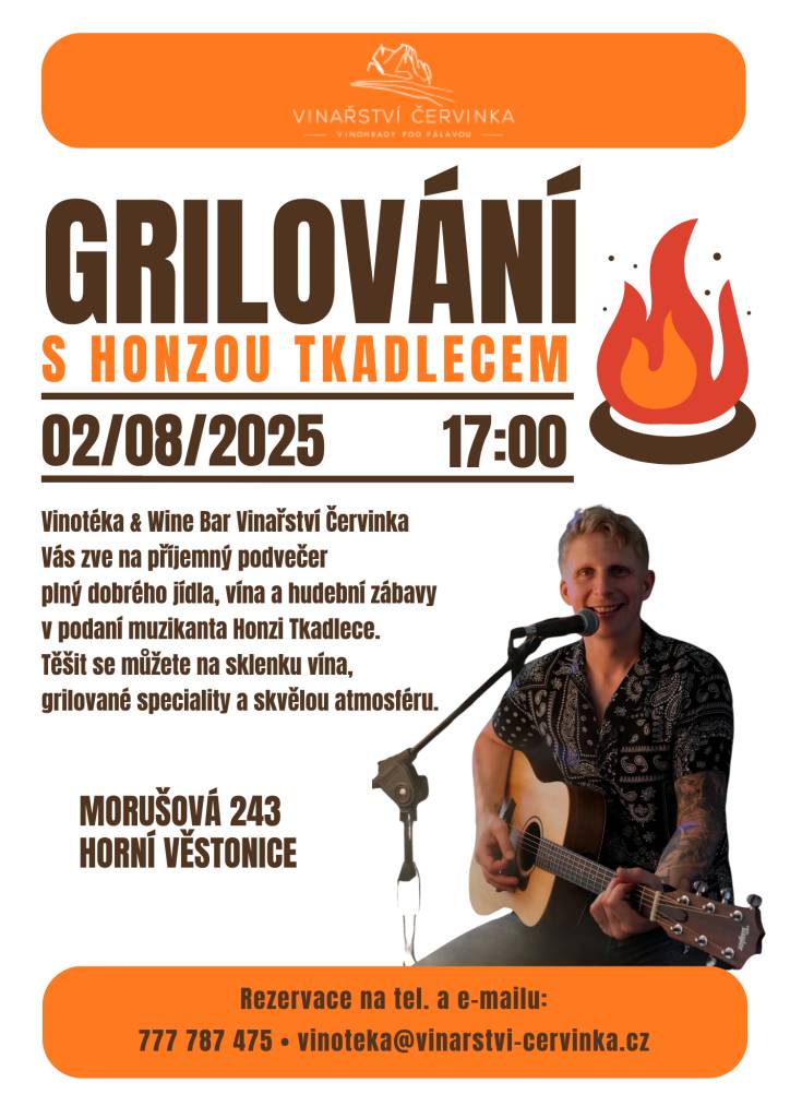 Letní večer, který si nechcete nechat ujít!  Živá hudba v podání Honzy Tkadlece