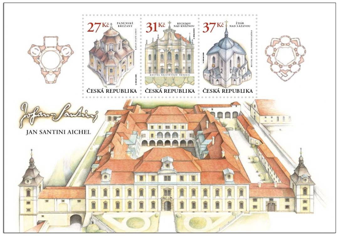 Ve středu 5.4. bude oficiálně vydána poštovní známka s námětem kaple sv. Anny, která je součástí poštovního aršíku s názvem Jan Blažej Santini a jeho stavby. Křest poštovní známky proběhne v týž den, tedy ve středu 5.4. od 14 hodin v kapli sv. Anny.