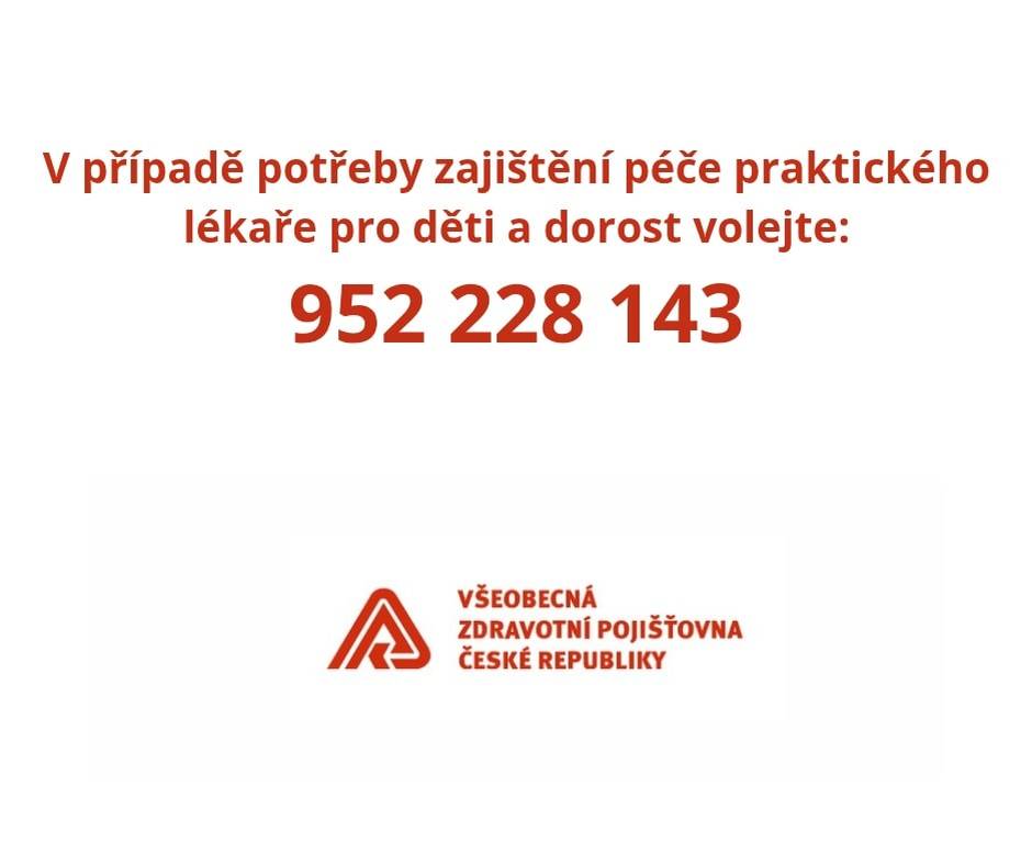 Na telefonním čísle 952 228 143 budete nasměrováni k volnému lékaři/lékařce.