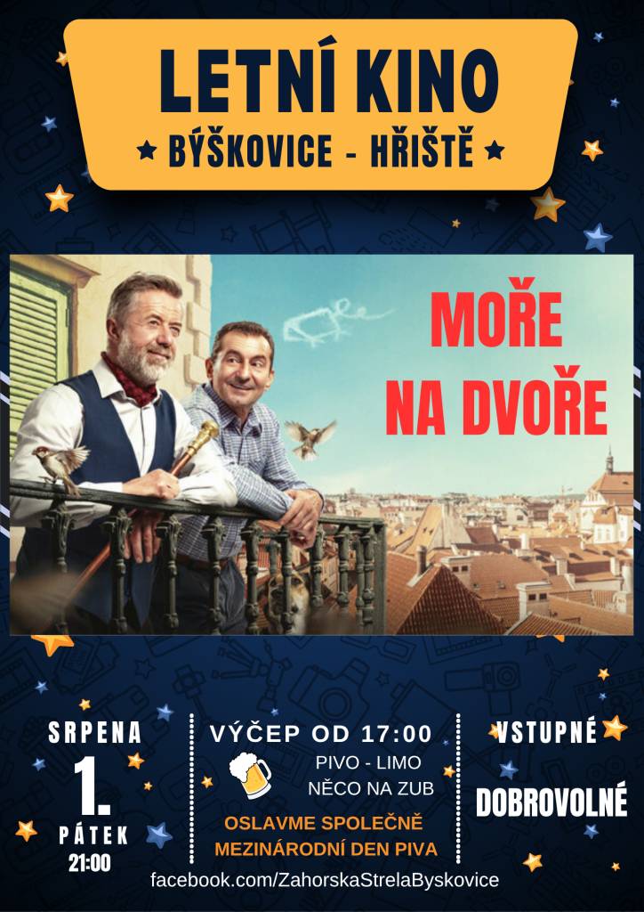 LETNÍ KINO - 1.8.2025 - Moře na dvoře