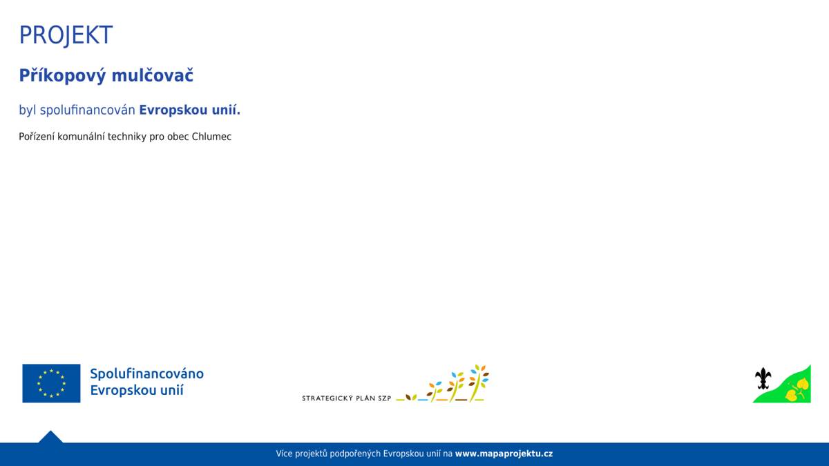 Projekt - příkopový mulčovač