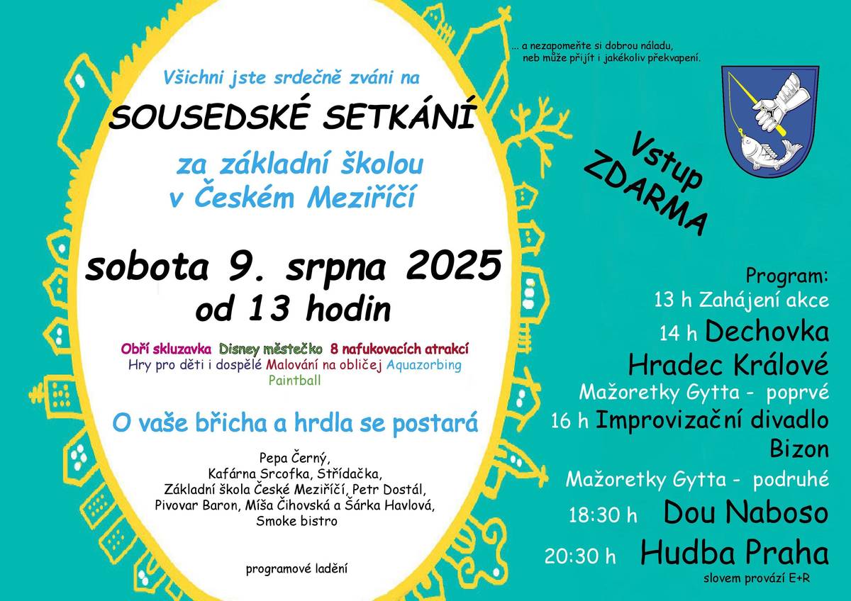 Sousedské setkání již tuto sobotu.